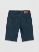 LCW Jeans İndigo Regular Fit Erkek Jean Şort thumbnail 6