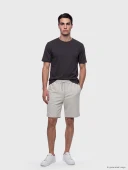 LCWAIKIKI Classic Gri Regular Fit Erkek Şort thumbnail 2