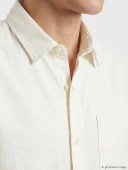 LCW Vision Beyaz Regular Fit Oxford Erkek Basic Gömlek thumbnail 3