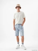 LCW Jeans İndigo Regular Fit Erkek Jean Şort thumbnail 1