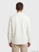 LCW Vision Beyaz Regular Fit Oxford Erkek Basic Gömlek thumbnail 4