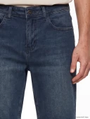 LCW Jeans İndigo Slim Fit Erkek Jean Şort thumbnail 3