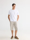 LCWAIKIKI Classic Bej Regular Fit Erkek Şort thumbnail 1