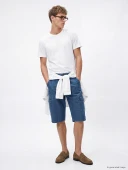 LCW Jeans Yeşil Regular Fit Erkek Jean Şort thumbnail 1
