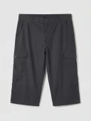 LCWAIKIKI Classic Antrasit Regular Fit Erkek Kargo Şort thumbnail 3