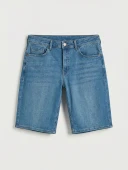 LCW Jeans İndigo Regular Fit Erkek Jean Şort thumbnail 5
