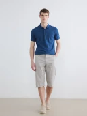 LCW Jeans Gri Regular Fit Erkek Jean Şort thumbnail 1