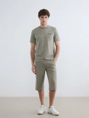 LCWAIKIKI Classic Haki Regular Fit Erkek Roller Şort thumbnail 1