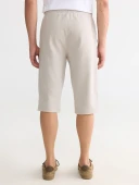LCWAIKIKI Classic Bej Regular Fit Erkek Şort thumbnail 4