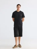 LCWAIKIKI Classic Siyah Regular Fit Erkek Roller Şort thumbnail 1