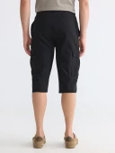 LCWAIKIKI Classic Siyah Regular Fit Erkek Kargo Şort thumbnail 4