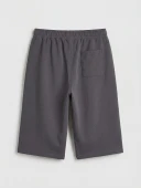 LCWAIKIKI Classic Gri Regular Fit Erkek Şort thumbnail 6