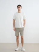 LCW Vision Bej Regular Fit Erkek Şort thumbnail 1