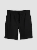 LCWAIKIKI Classic Siyah Regular Fit Erkek Şort thumbnail 5