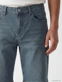 LCW Jeans Gri Regular Fit Erkek Jean Şort thumbnail 3
