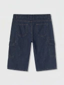LCW Jeans İndigo Regular Fit Erkek Jean Şort thumbnail 8