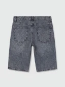 LCW Jeans Antrasit Regular Fit Erkek Jean Şort thumbnail 5