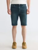 LCW Jeans İndigo Regular Fit Erkek Jean Şort thumbnail 2