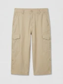LCWAIKIKI Classic Bej Regular Fit Erkek Kargo Şort thumbnail 5