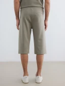 LCWAIKIKI Classic Haki Regular Fit Erkek Roller Şort thumbnail 4