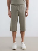 LCWAIKIKI Classic Haki Regular Fit Erkek Roller Şort thumbnail 2