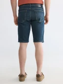 LCW Jeans Yeşil Regular Fit Erkek Jean Şort thumbnail 6