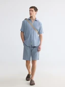 LCW Vision İndigo Regular Fit Erkek Şort thumbnail 1