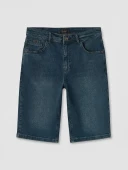LCW Jeans İndigo Regular Fit Erkek Jean Şort thumbnail 5