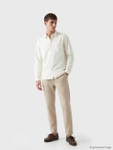 LCW Vision Beyaz Regular Fit Oxford Erkek Basic Gömlek thumbnail 2