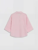 LCW Vision Pembe Oversize Kadın Gömlek thumbnail 6