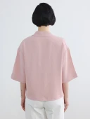 LCW Vision Pembe Oversize Armürlü Kadın Gömlek thumbnail 4