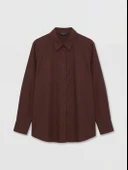 LCW STUDIO Bordo Oversize Poplin Kadın Gömlek thumbnail 4