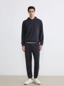 LCW Vision Antrasit Basic Erkek Hoodie thumbnail 2