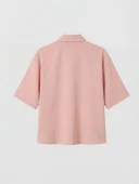 LCW Vision Pembe Oversize Armürlü Kadın Gömlek thumbnail 6