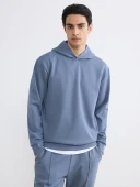 LCW Vision İndigo Basic Erkek Hoodie thumbnail 1