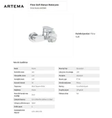 A42946 Artema Flow Soft Banyo Bataryası thumbnail 4