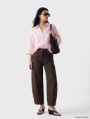 LCW Vision Pembe Oversize Kadın Gömlek thumbnail 2
