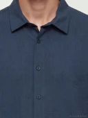 LCW Vision İndigo Regular Fit Erkek Gömlek thumbnail 3