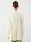 LCW Modest Sarı Oversize Kadın Gömlek Tunik thumbnail 4