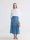LCW Modest Beyaz Regular Fit Kadın Gömlek thumbnail 2