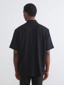 LCW Vision Siyah Regular Fit Erkek Gömlek thumbnail 4