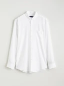 LCWAIKIKI Classic Beyaz Regular Fit Gabardin Erkek Basic Gömlek thumbnail 6