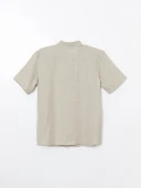 LCW Vision Bej Regular Fit Erkek Gömlek thumbnail 6