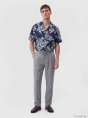 LCW Vision İndigo Regular Fit Desenli Erkek Gömlek thumbnail 2
