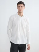 LCW Vision Beyaz Regular Fit Erkek Basic Gömlek thumbnail 1