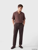 LCW Vision Bej Regular Fit Desenli Erkek Gömlek thumbnail 2