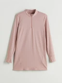 LCW Modest Pembe Dik Yaka Kadın Tunik thumbnail 5