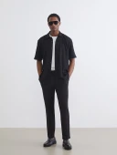 LCW Vision Siyah Regular Fit Erkek Gömlek thumbnail 2