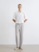 LCW Vision Beyaz Regular Fit Erkek Basic Gömlek thumbnail 2