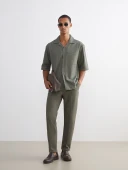 LCW Vision Yeşil Regular Fit Erkek Gömlek thumbnail 2